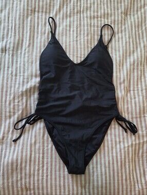 Kendall & Kylie Black One Piece Swimsuit